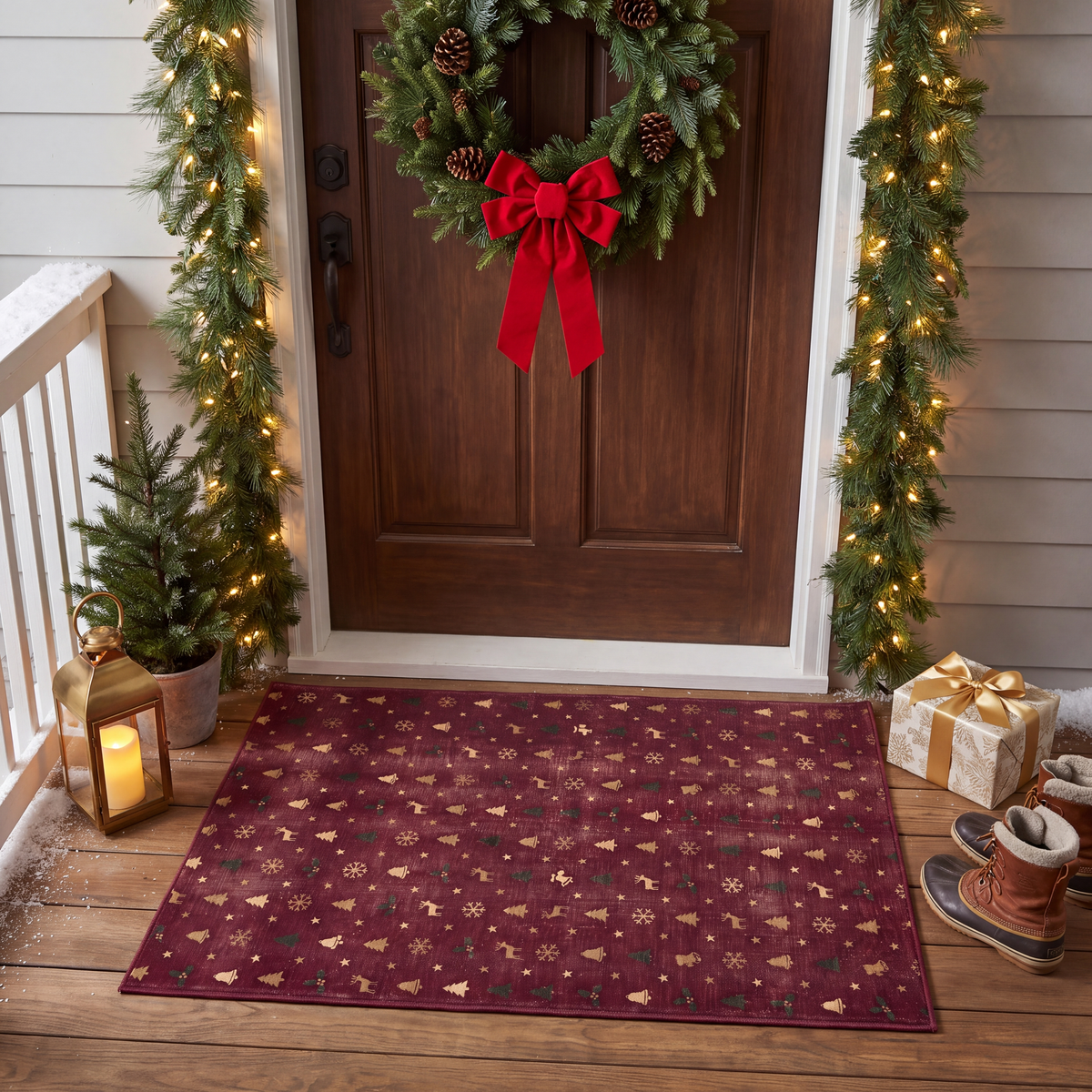 RECTANGLE | Corum rectangle entryway christmas