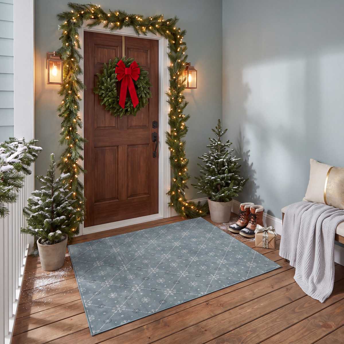 RECTANGLE | Malatya rectangle entryway christmas