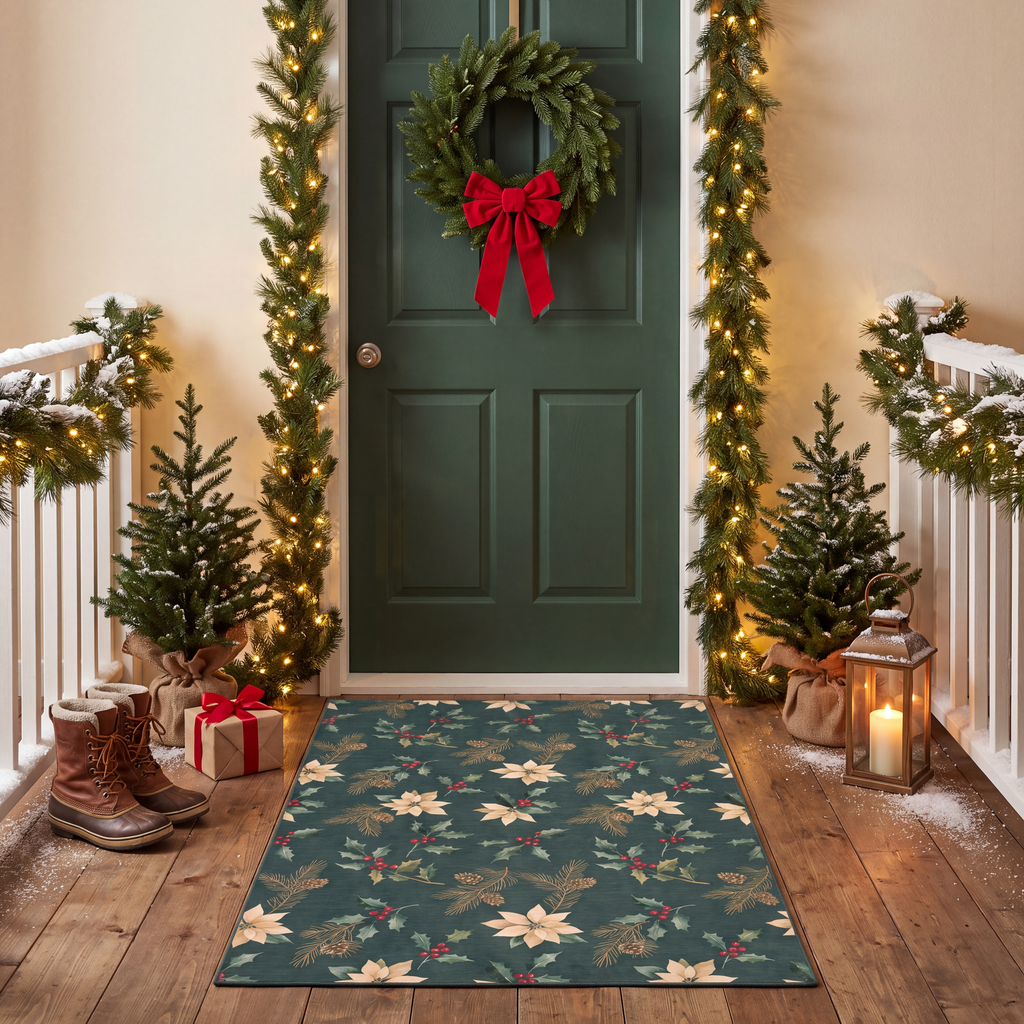RECTANGLE | Kumluca rectangle entryway christmas