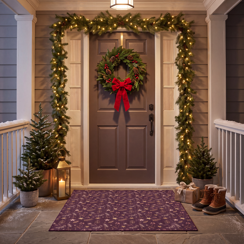 RECTANGLE | Manavgat rectangle entryway christmas