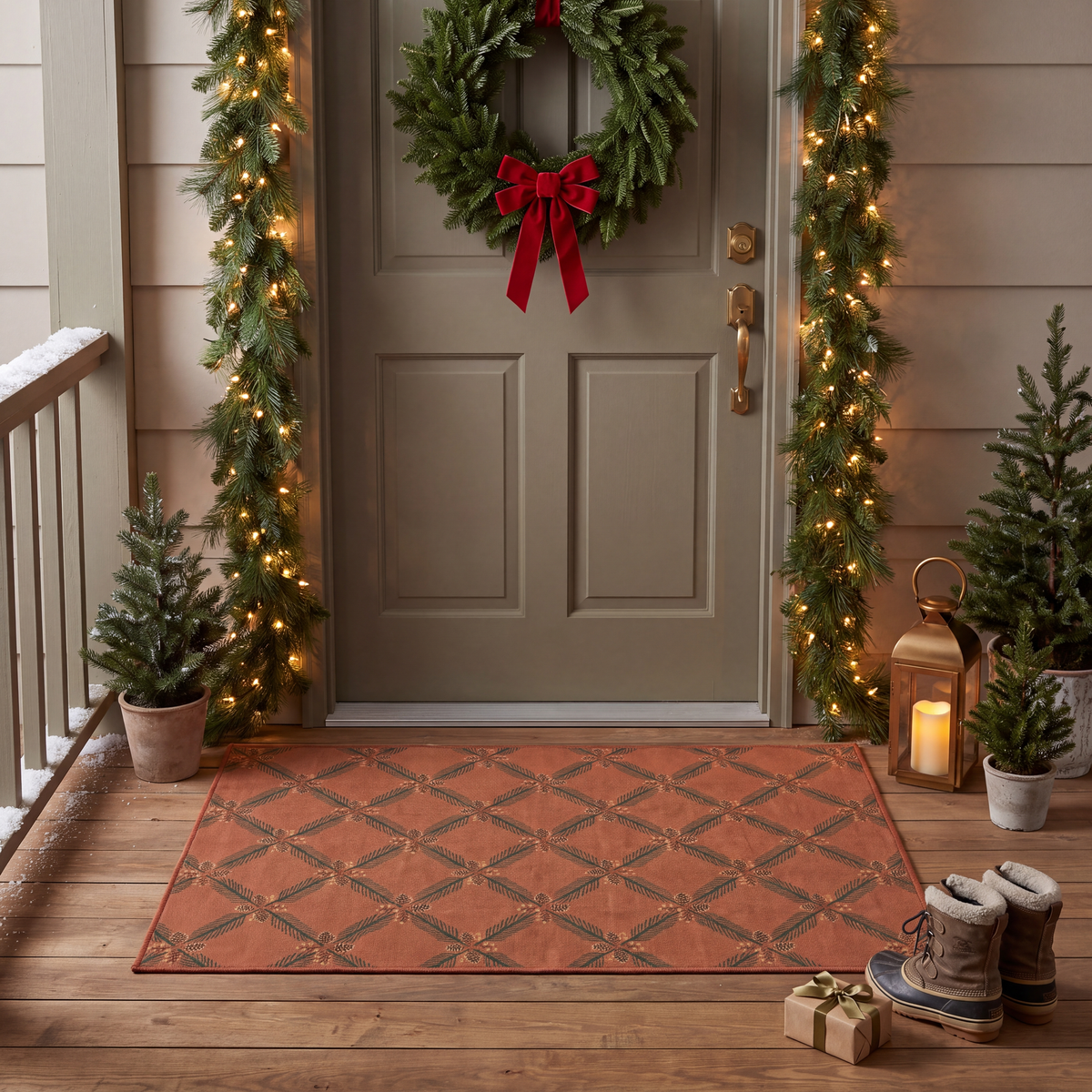 RECTANGLE | Tiltyard rectangle entryway christmas