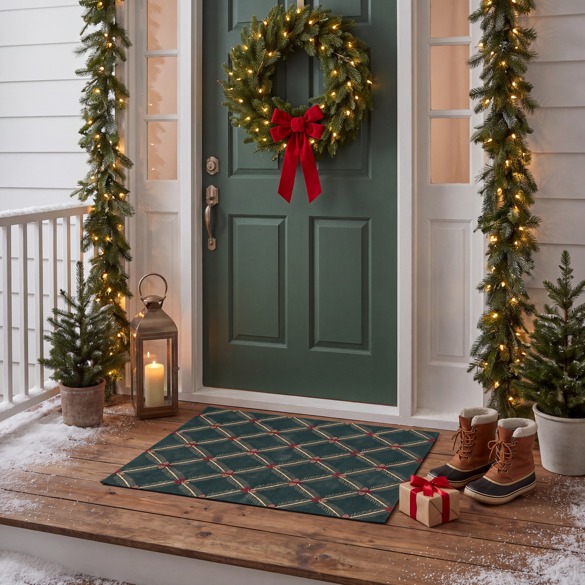 RECTANGLE | Elmali rectangle entryway christmas