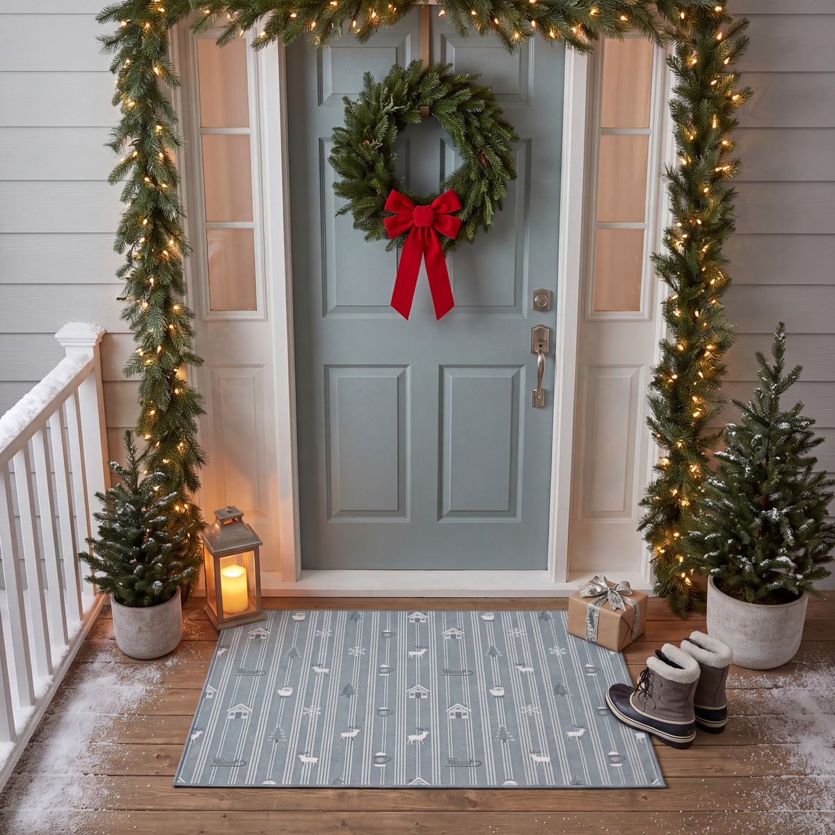 RECTANGLE | Hierapolis rectangle entryway christmas