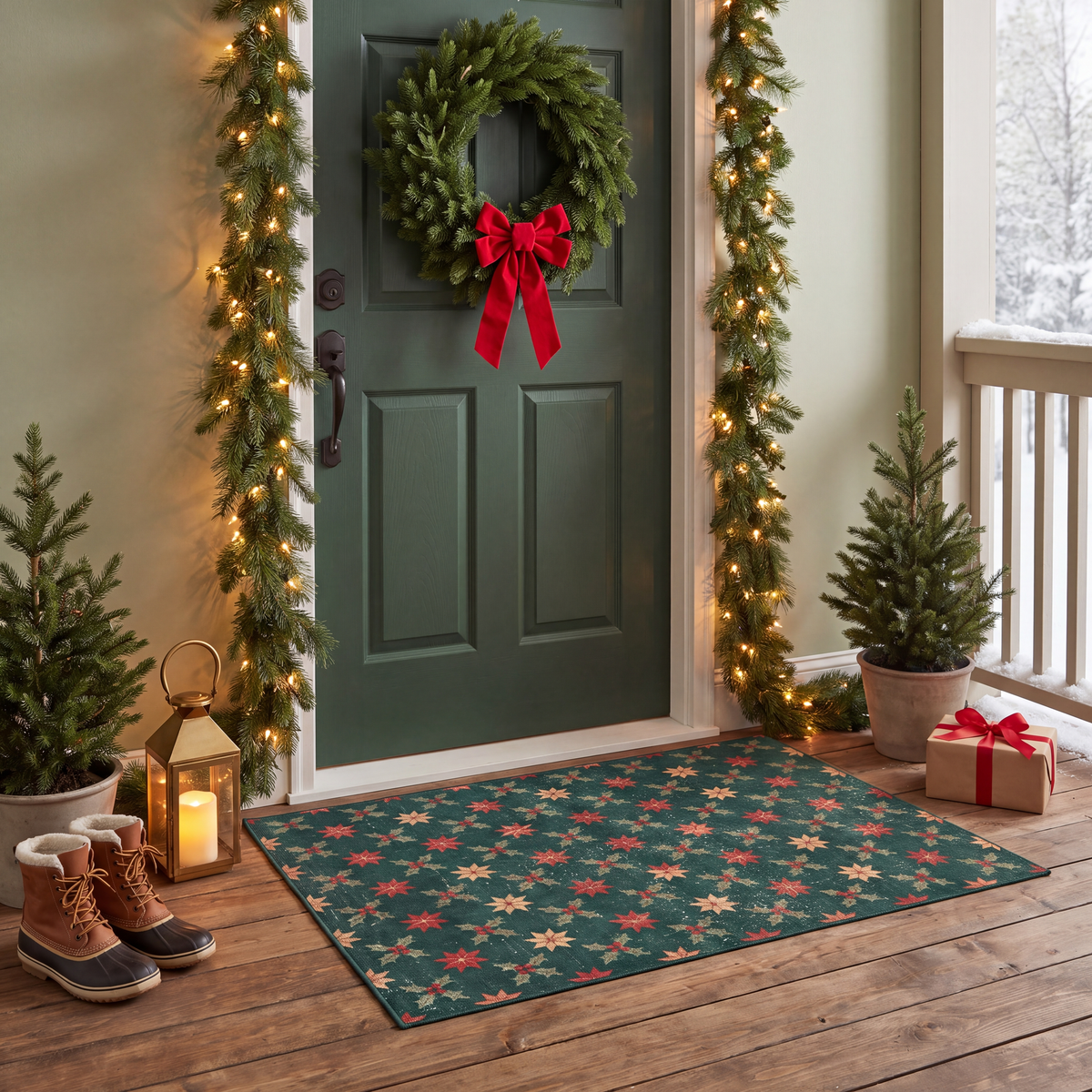 RECTANGLE | Sextonry rectangle entryway christmas