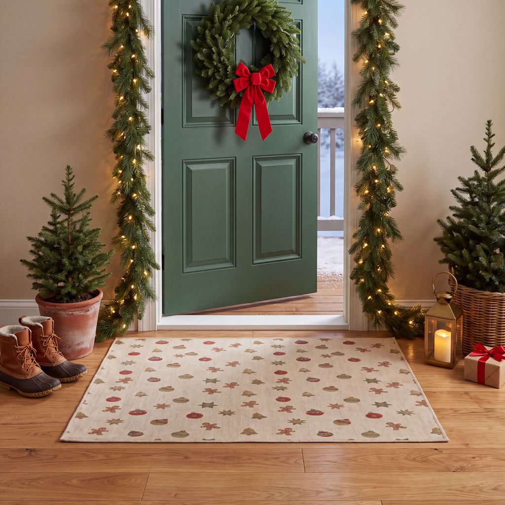 RECTANGLE | Kutahya rectangle entryway christmas