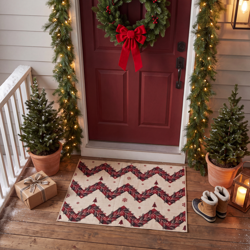 RECTANGLE | Tunceli rectangle entryway christmas