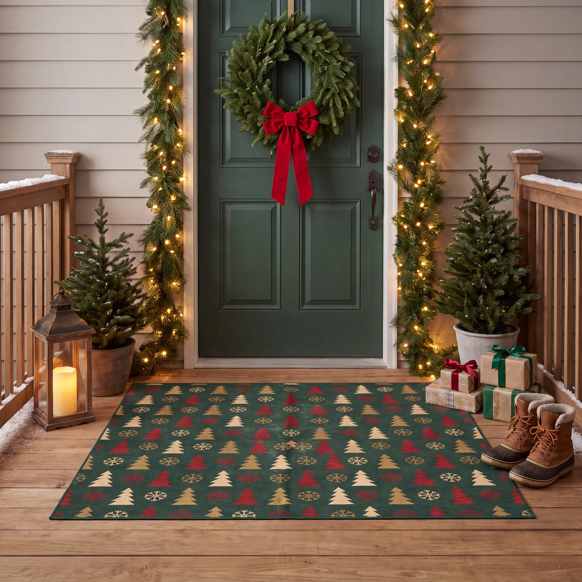 RECTANGLE | Kemer rectangle entryway christmas