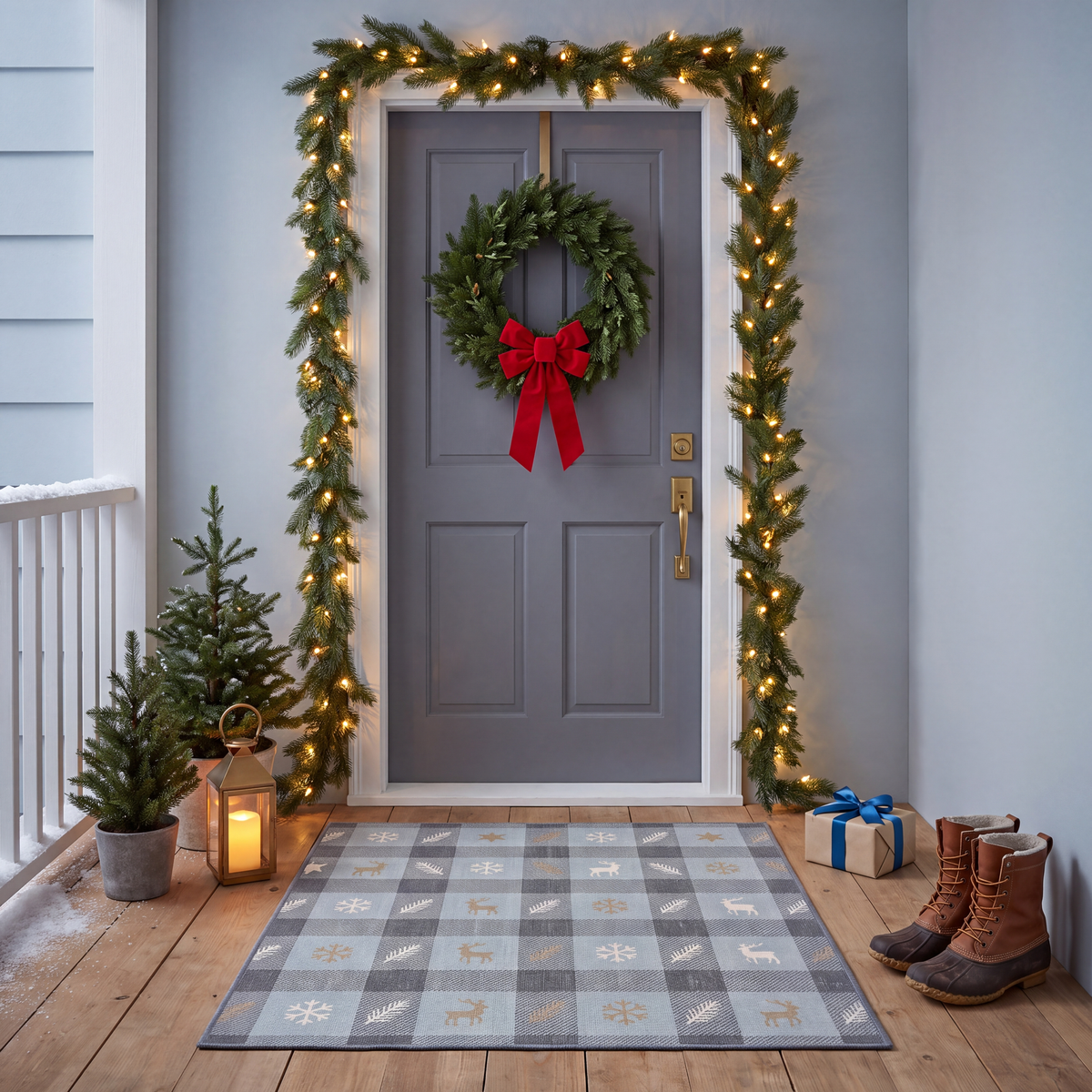 RECTANGLE | Shenstone rectangle entryway christmas