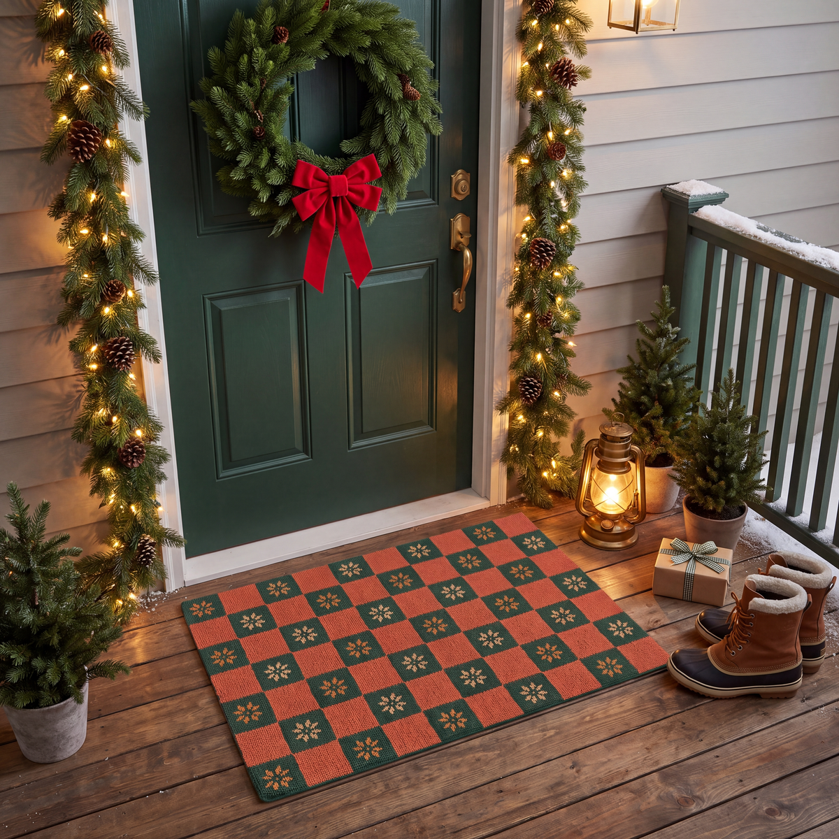 RECTANGLE | Harbiye rectangle entryway christmas