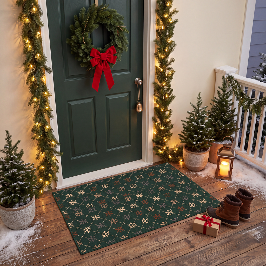 RECTANGLE | Beypazari rectangle entryway christmas