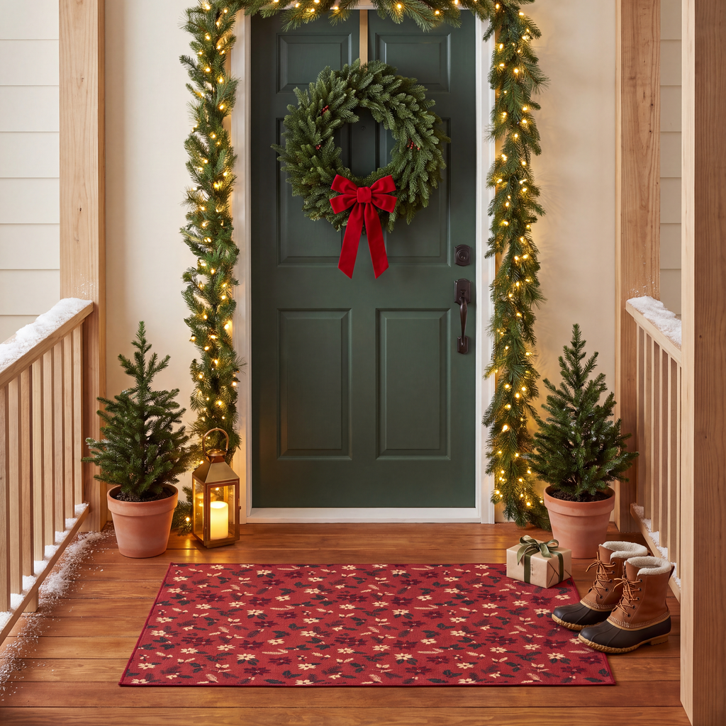 RECTANGLE | Finike rectangle entryway christmas