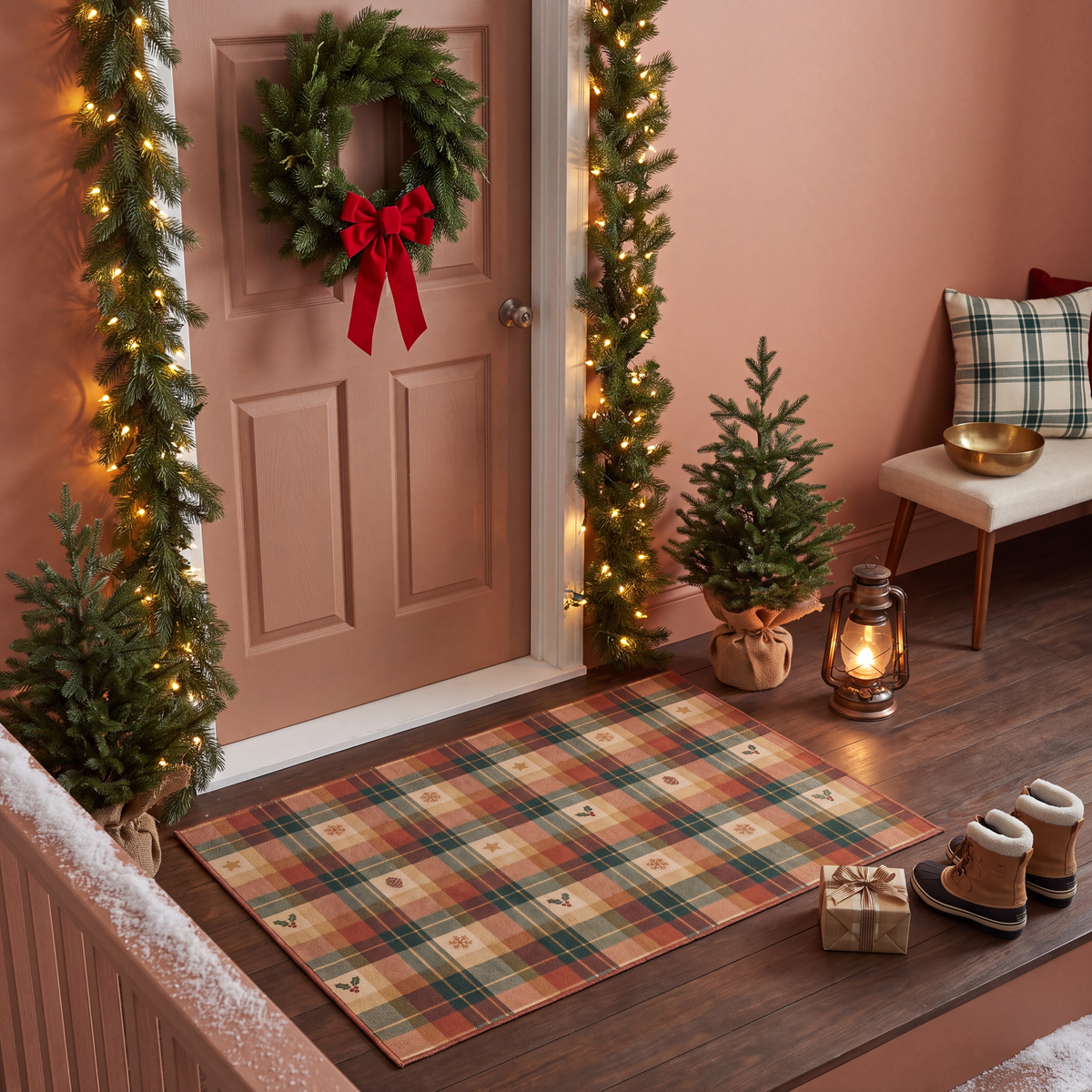 RECTANGLE | Tithebarn rectangle entryway christmas