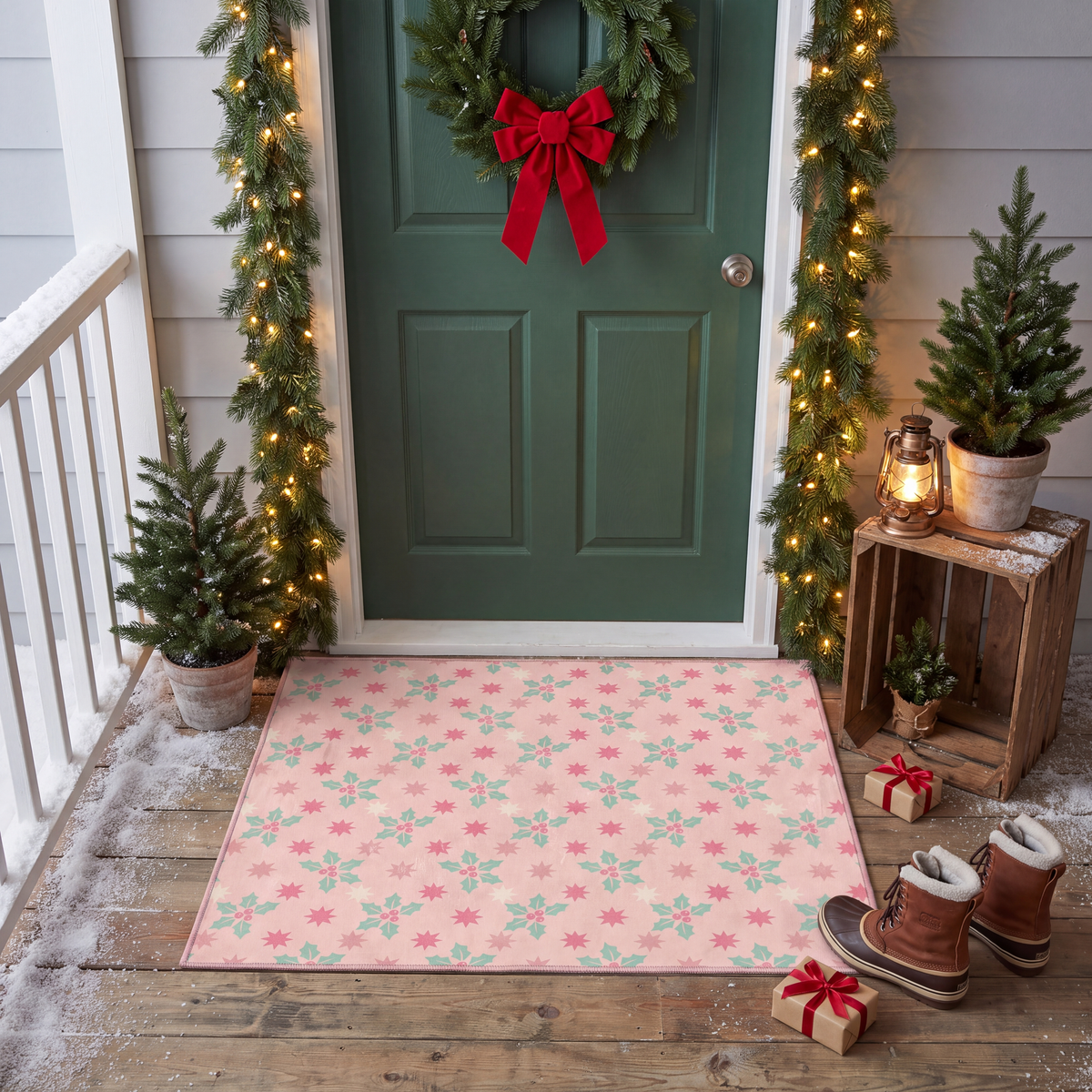 RECTANGLE | Amasya rectangle entryway christmas