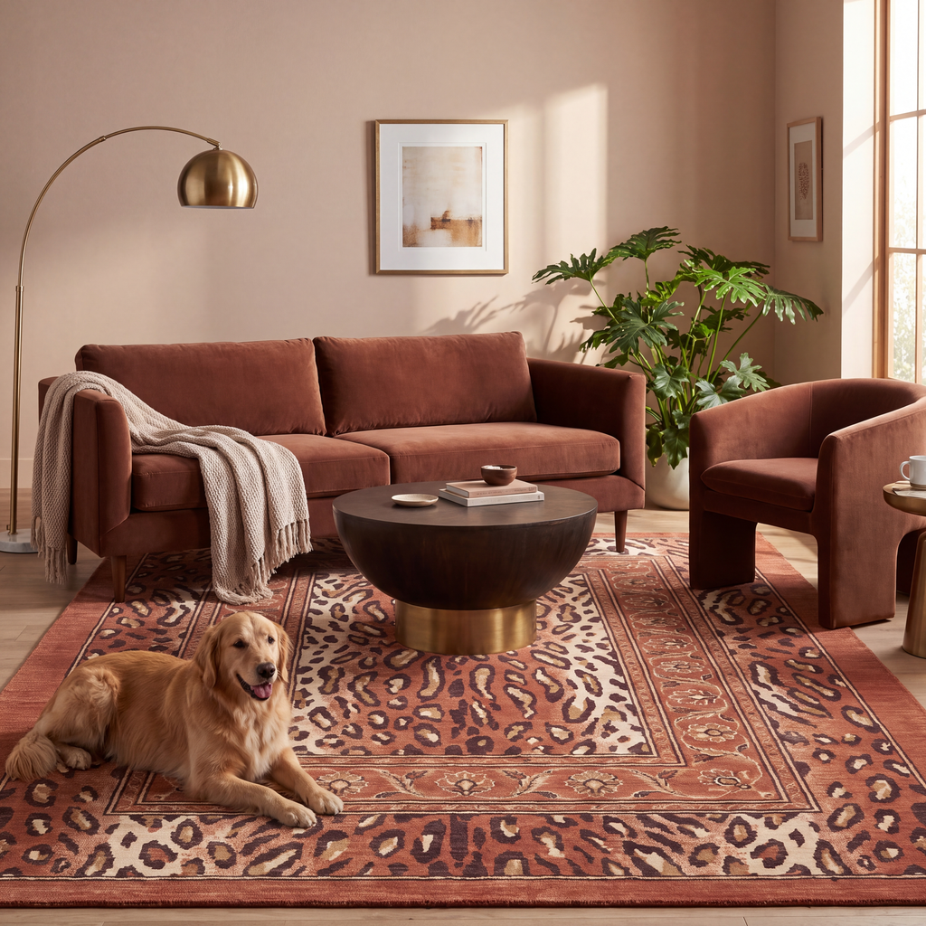 RECTANGLE | Goldenrod rectangle livingroom