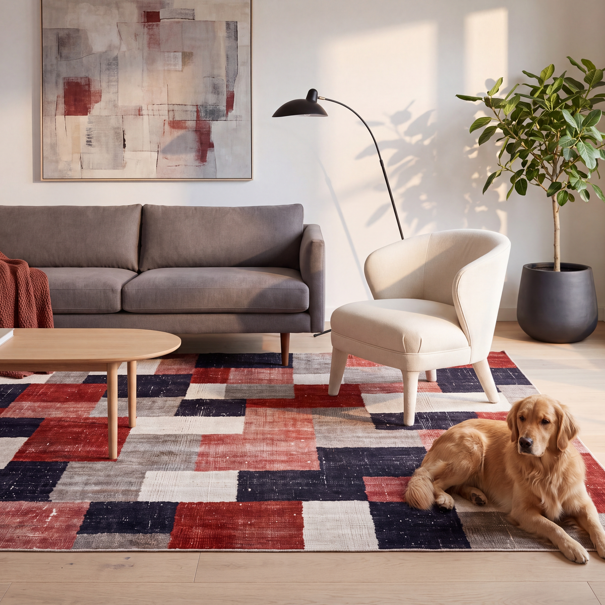 RECTANGLE | Ivory2 rectangle livingroom