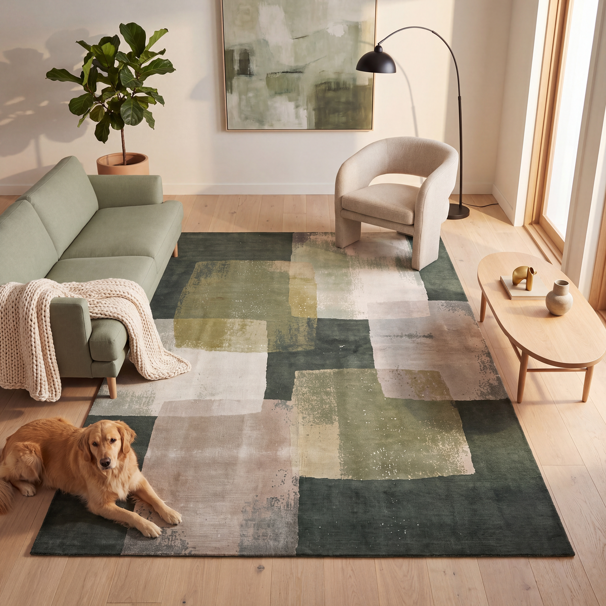 RECTANGLE | Pyromorphite rectangle livingroom