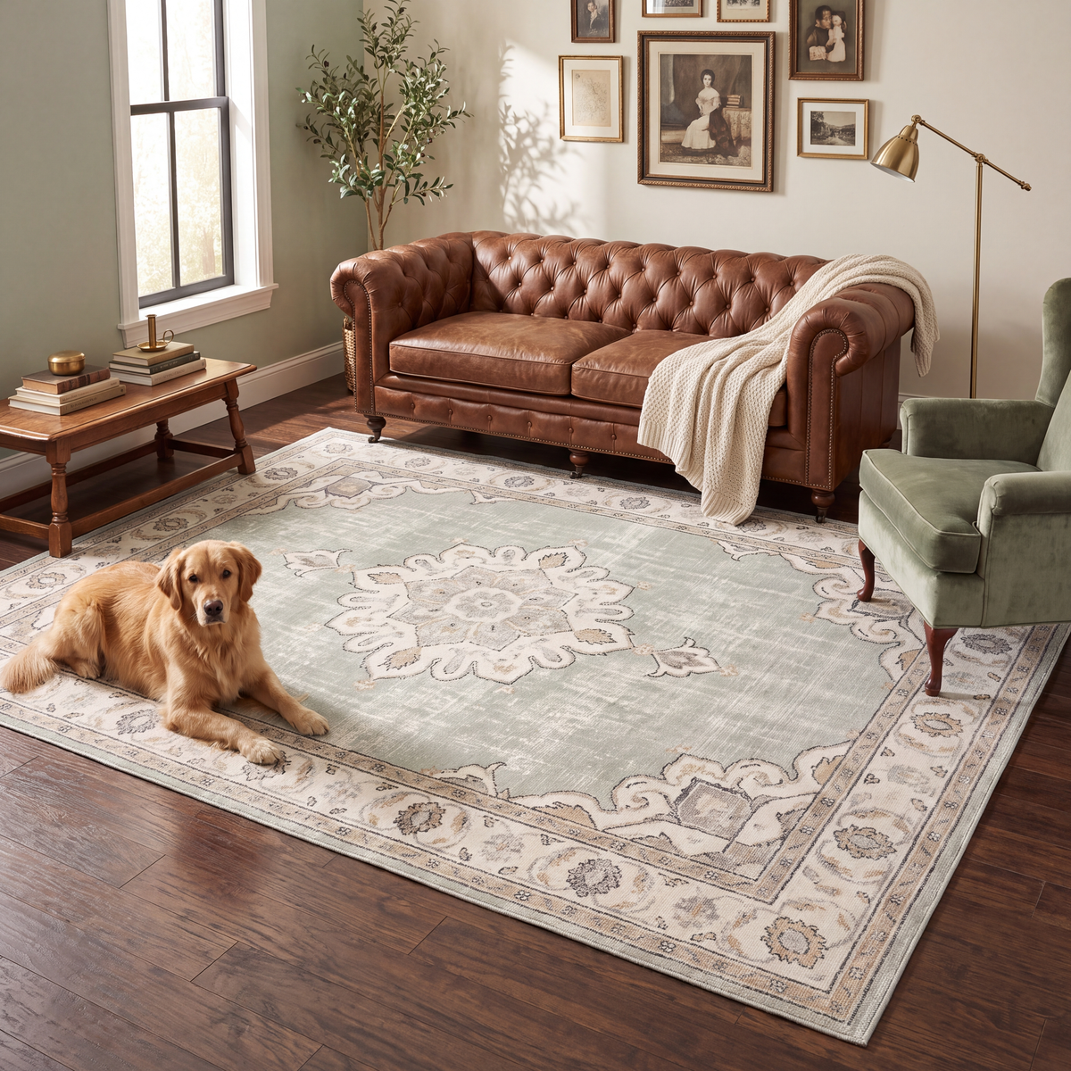 RECTANGLE | Frontispiece rectangle livingroom