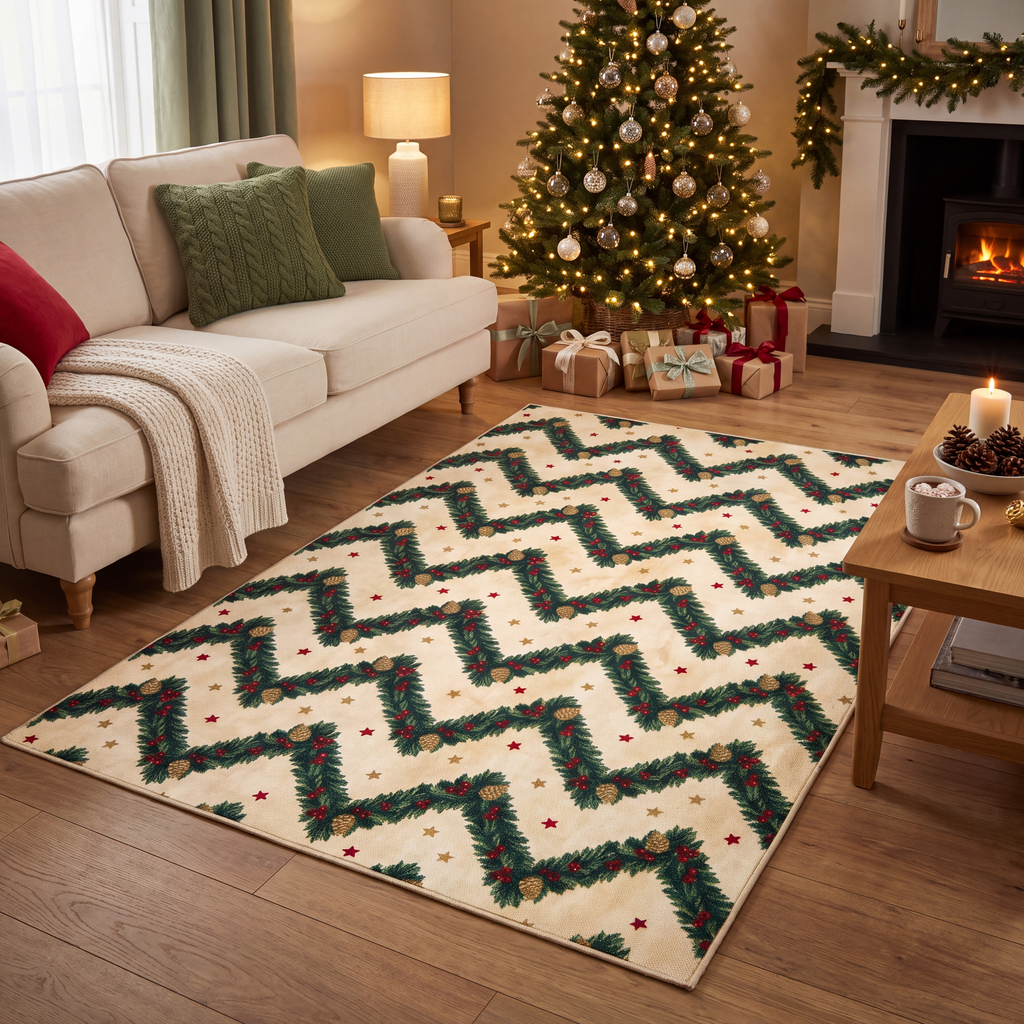 RECTANGLE | Somerleyton rectangle livingroom christmas