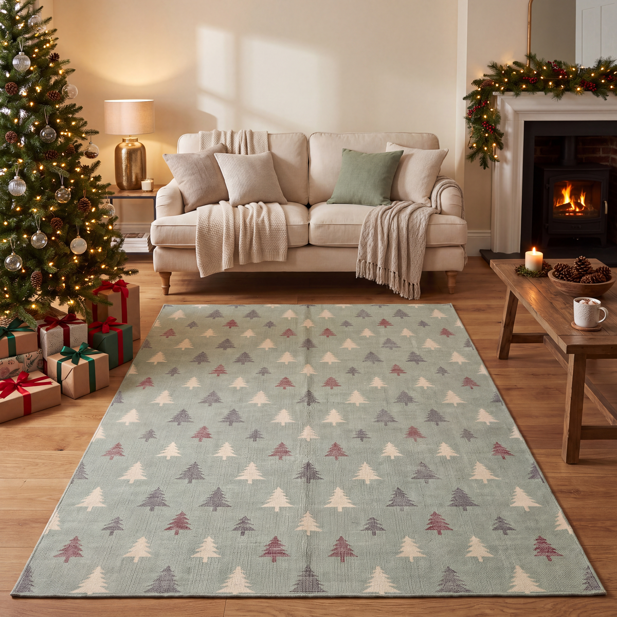 RECTANGLE | Gaziantep rectangle livingroom christmas