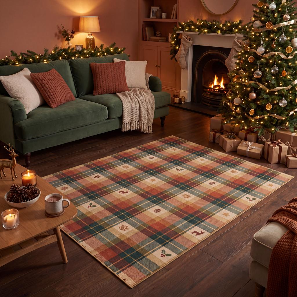 RECTANGLE | Tithebarn rectangle livingroom christmas