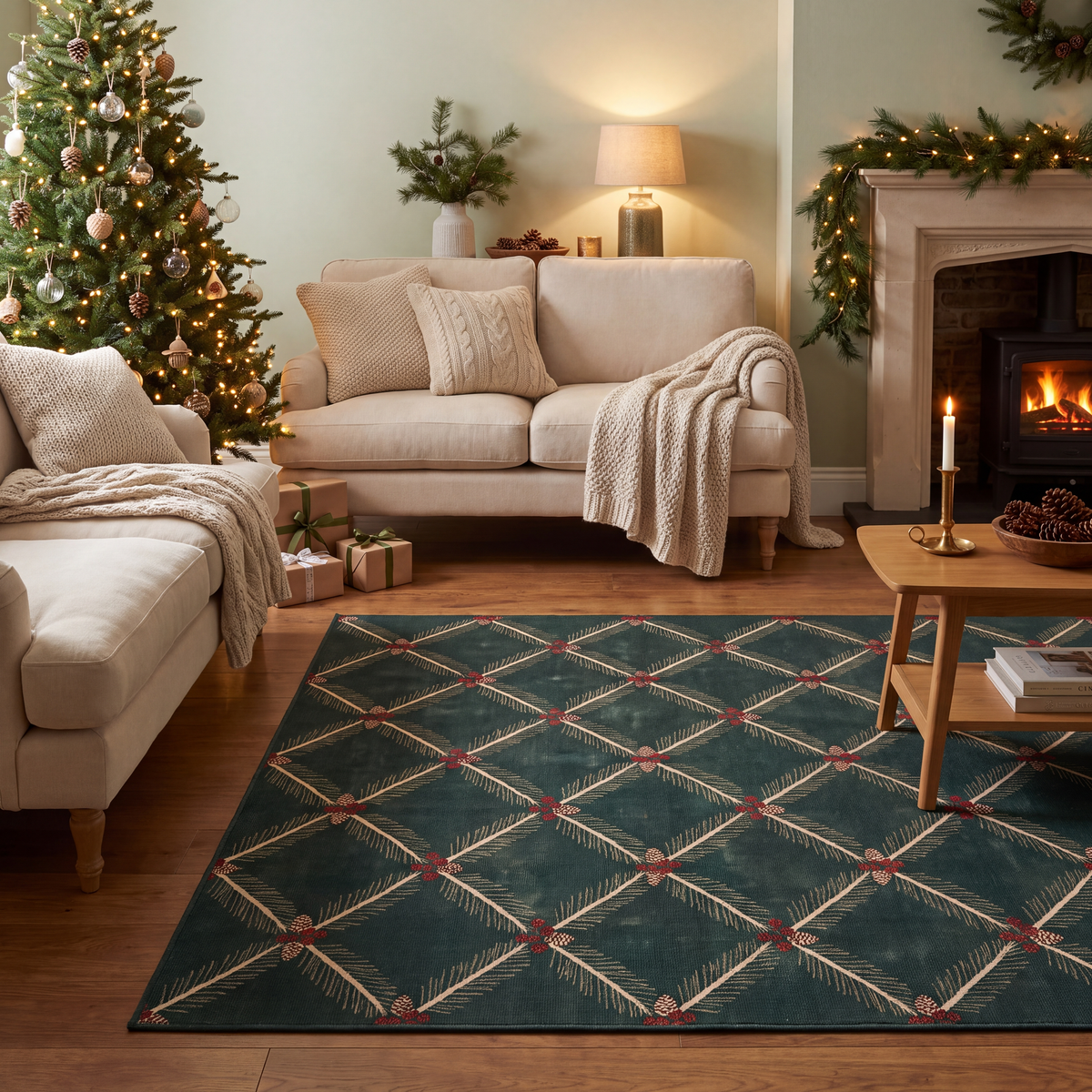 RECTANGLE | Elmali rectangle livingroom christmas