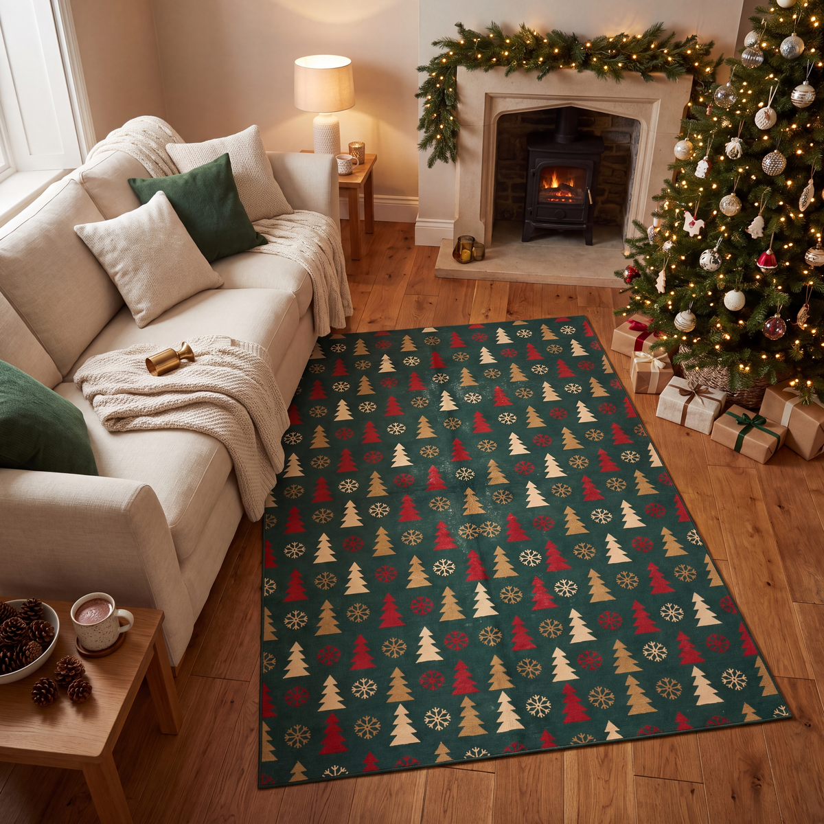 RECTANGLE | Kemer rectangle livingroom christmas