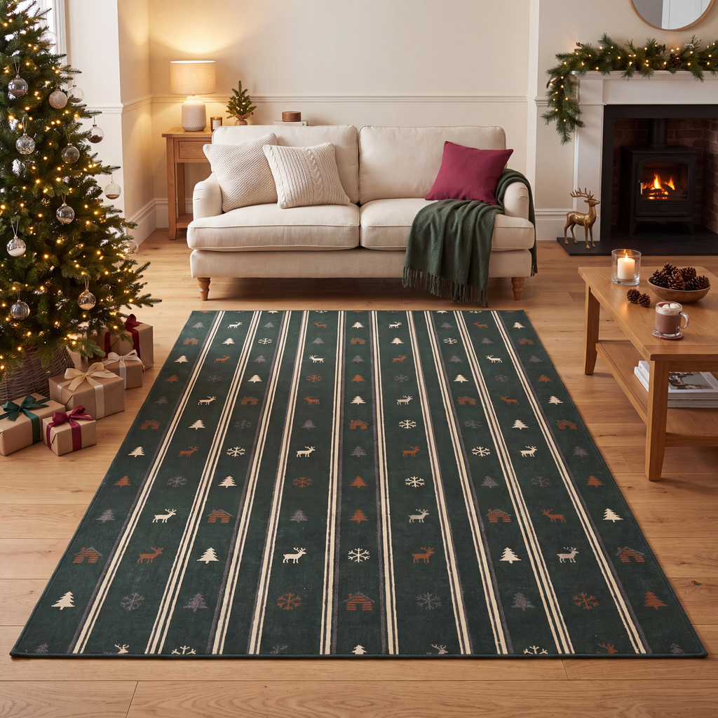RECTANGLE | Shipton rectangle livingroom christmas