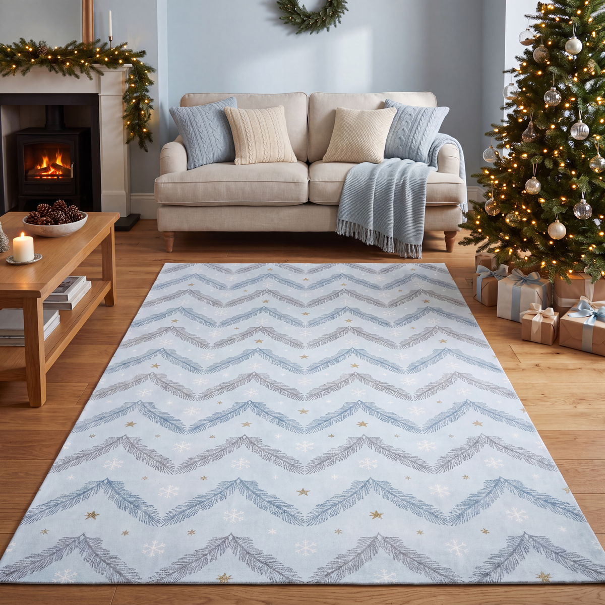 RECTANGLE | Bayburt rectangle livingroom christmas