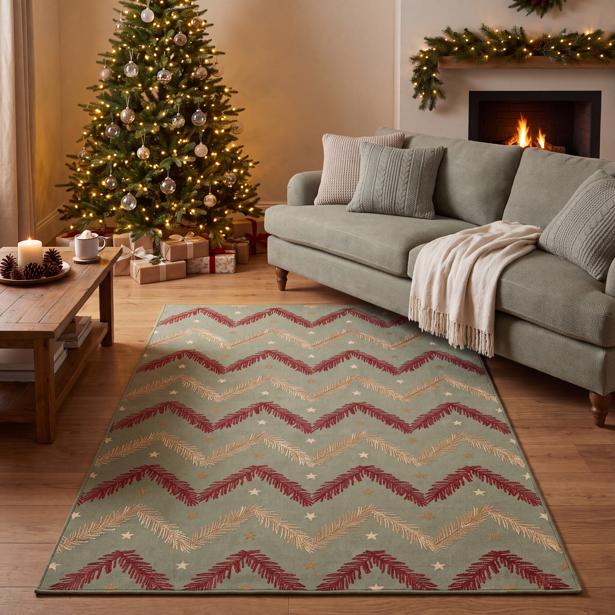 RECTANGLE | Bartin rectangle livingroom christmas