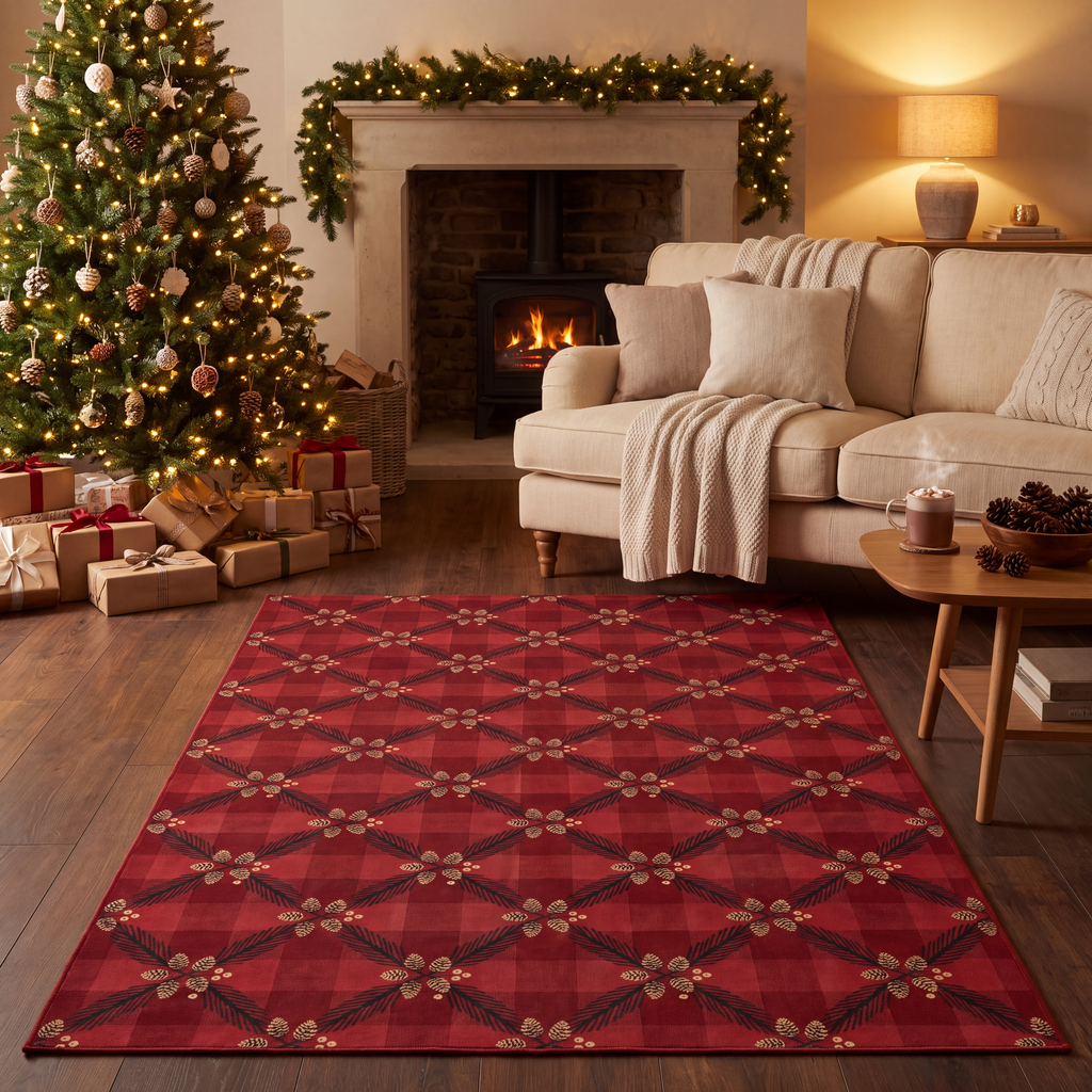 RECTANGLE | Mullion rectangle livingroom christmas