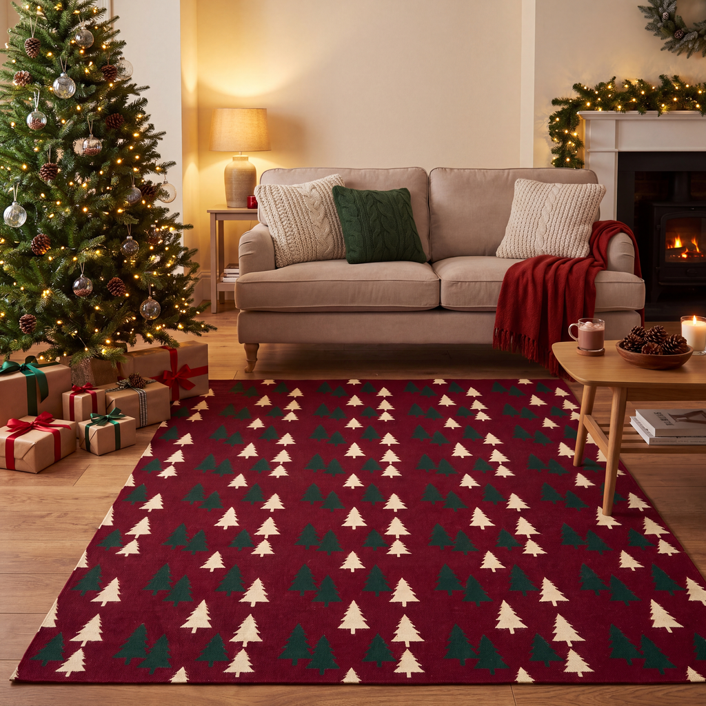 RECTANGLE | Roundhouse rectangle livingroom christmas