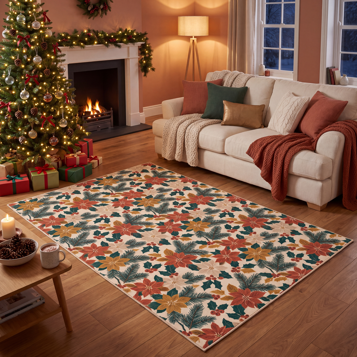 RECTANGLE | Undercroft rectangle livingroom christmas