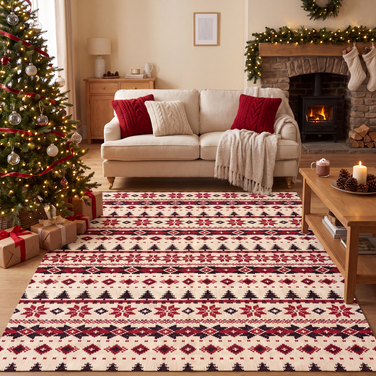 RECTANGLE | Shrivenham rectangle livingroom christmas