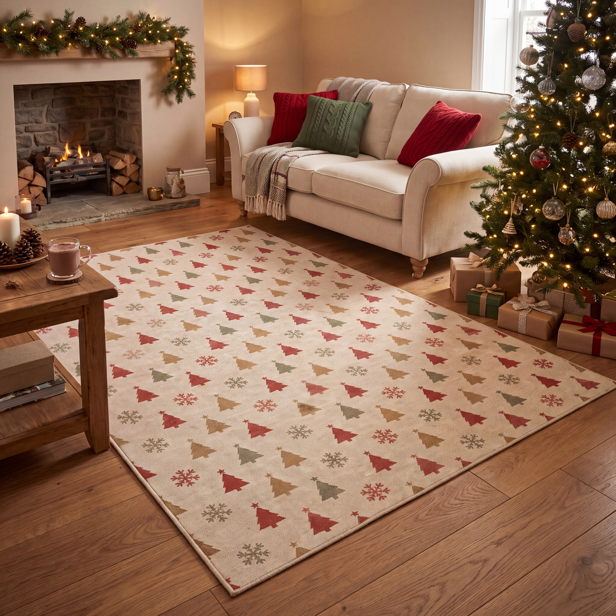 RECTANGLE | Stowmarket rectangle livingroom christmas