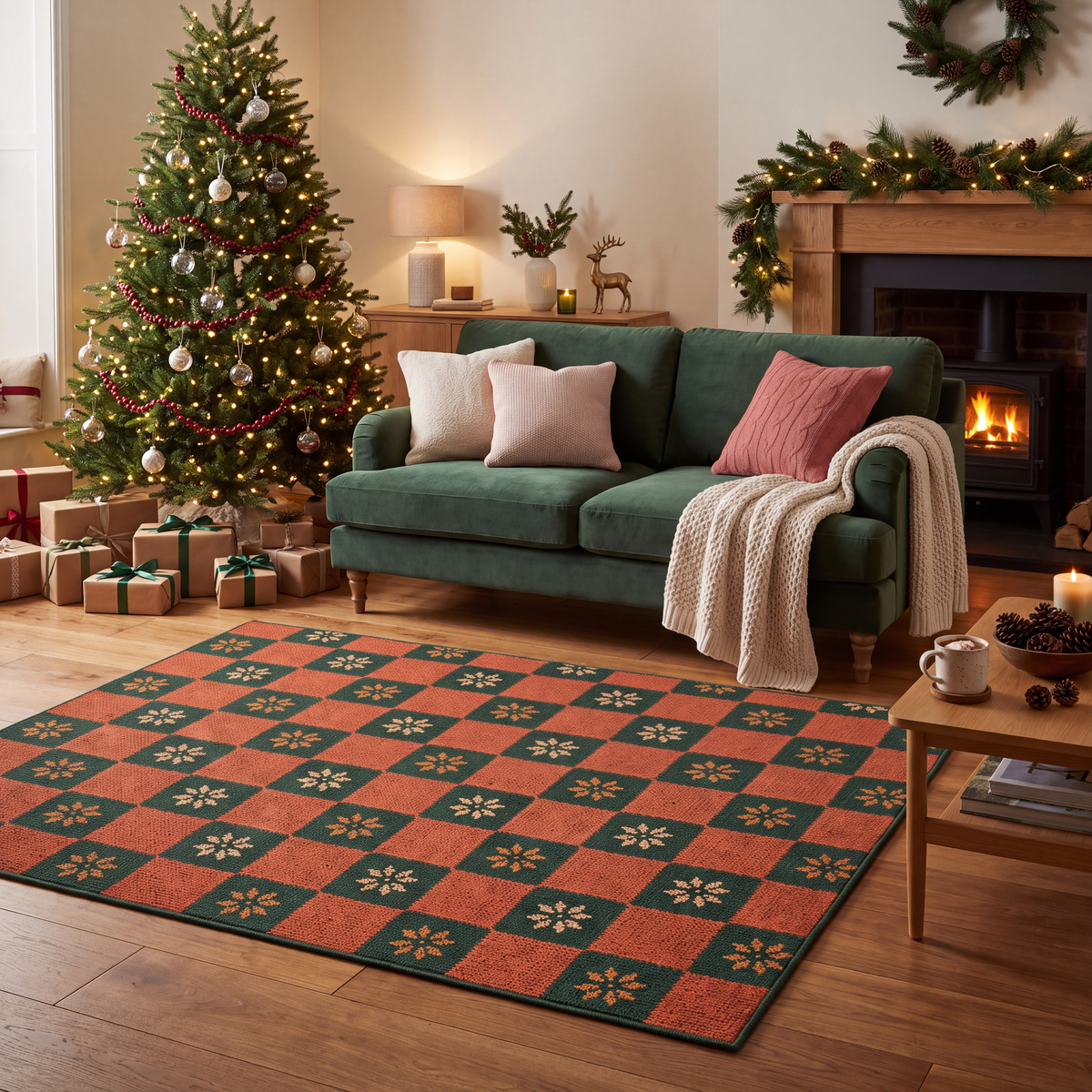 RECTANGLE | Harbiye rectangle livingroom christmas