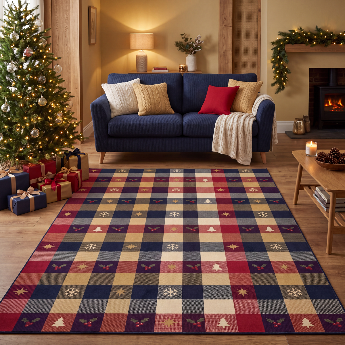 RECTANGLE | Stockbridge rectangle livingroom christmas