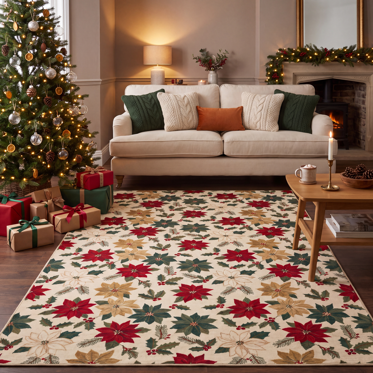 RECTANGLE | Catalhoyuk rectangle livingroom christmas