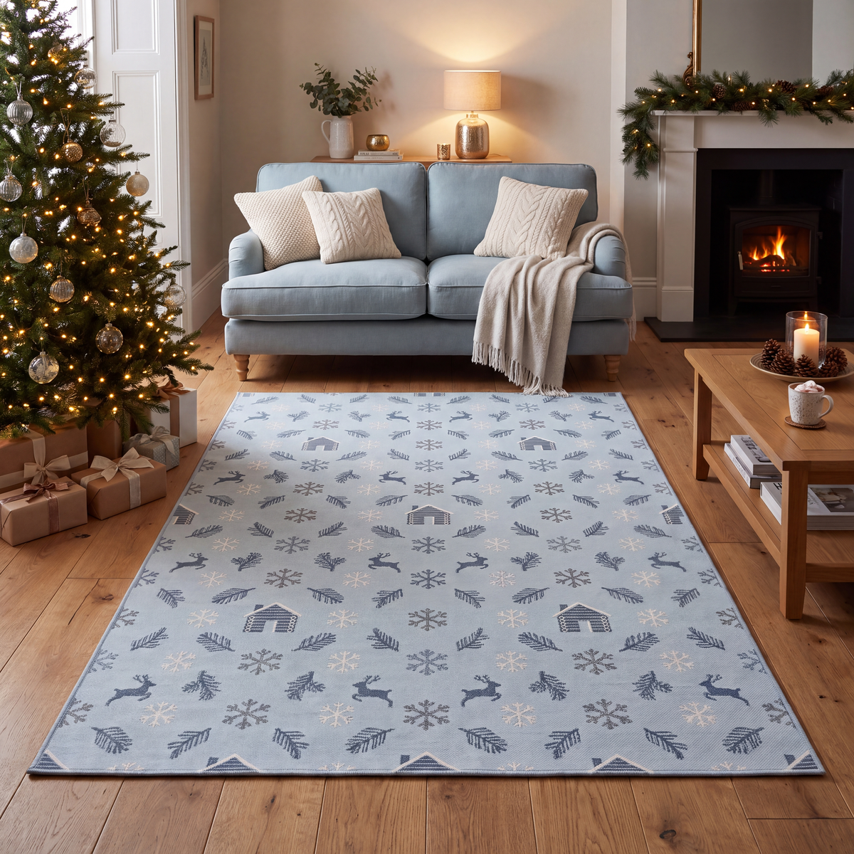 RECTANGLE | Watermill rectangle livingroom christmas