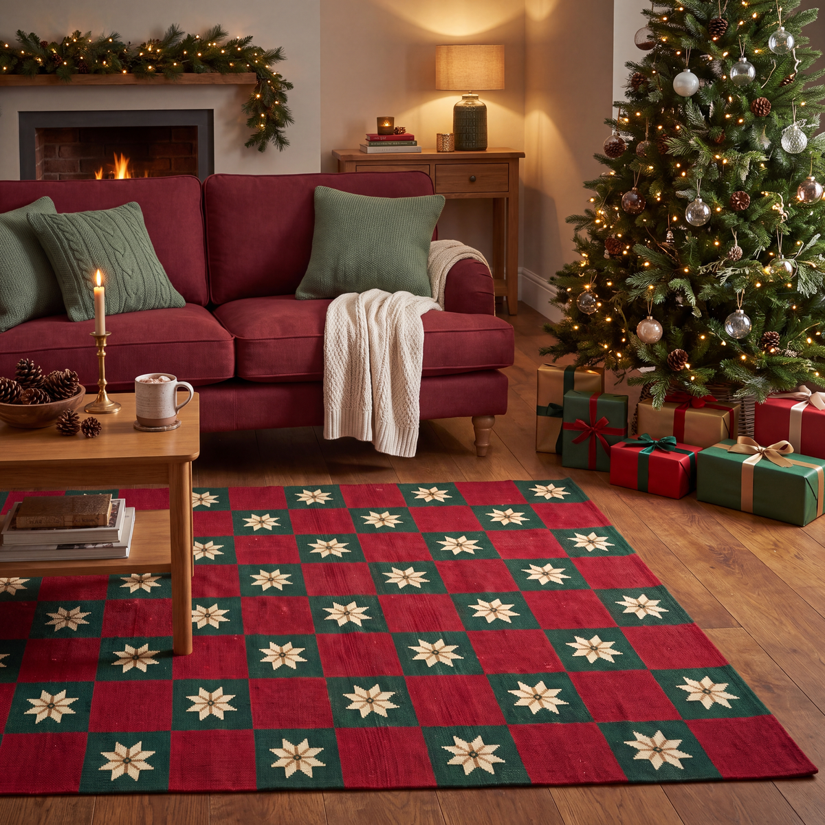 RECTANGLE | Erzurum rectangle livingroom christmas