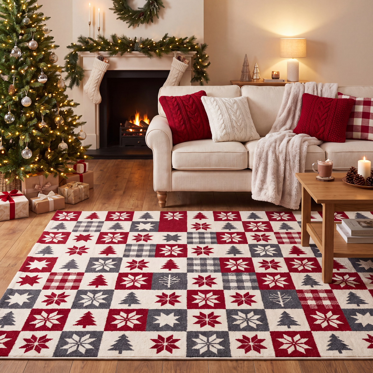 RECTANGLE | Duzce rectangle livingroom christmas