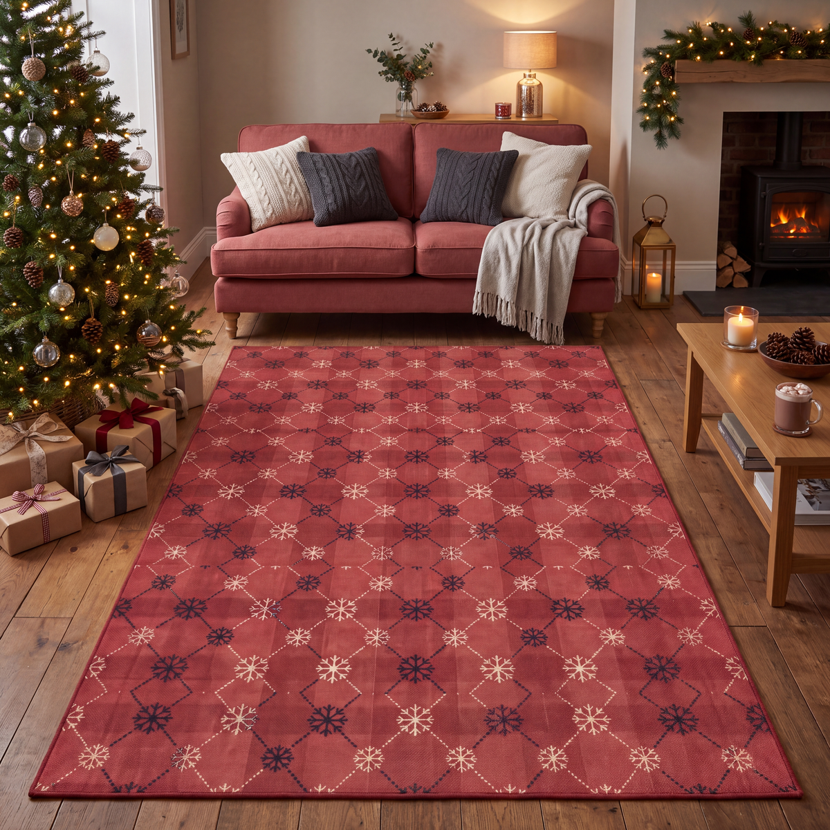 RECTANGLE | Yalova rectangle livingroom christmas
