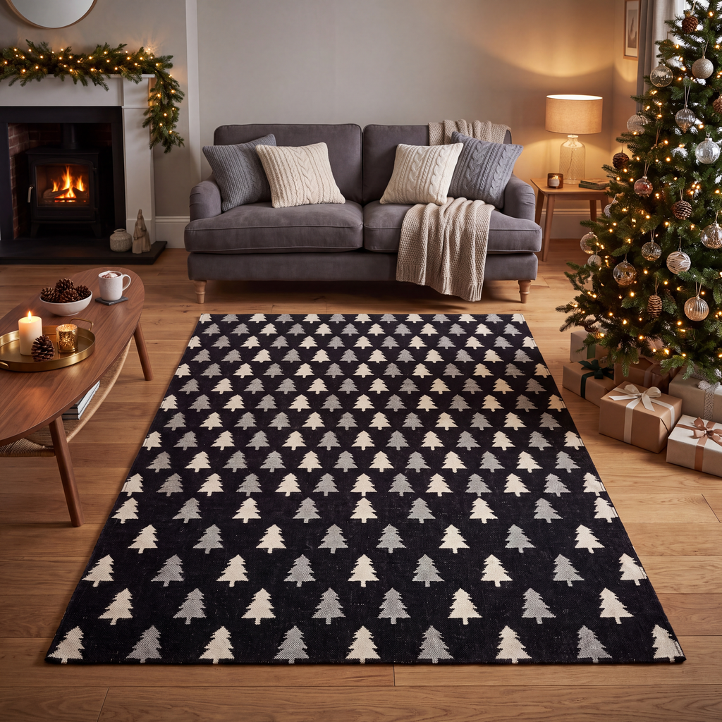 RECTANGLE | Oriel rectangle livingroom christmas