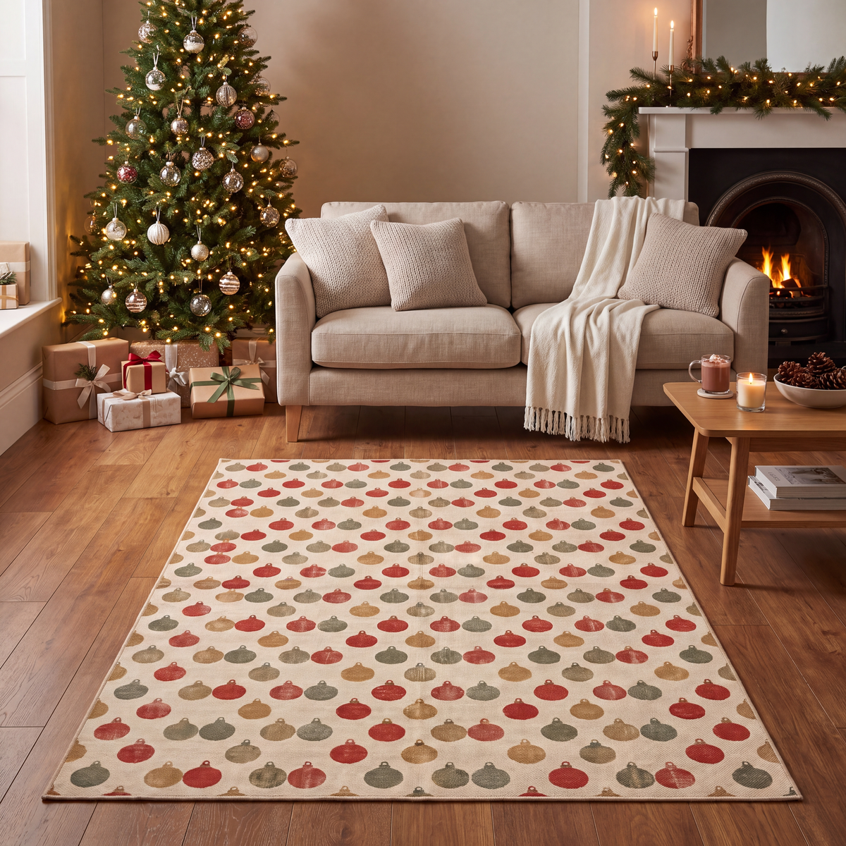 RECTANGLE | Cide rectangle livingroom christmas