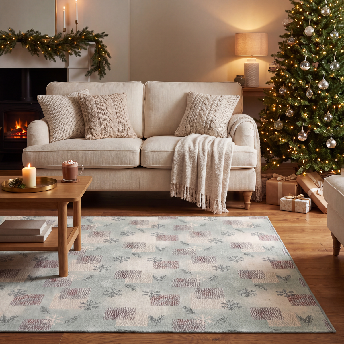 RECTANGLE | Kizkalesi rectangle livingroom christmas