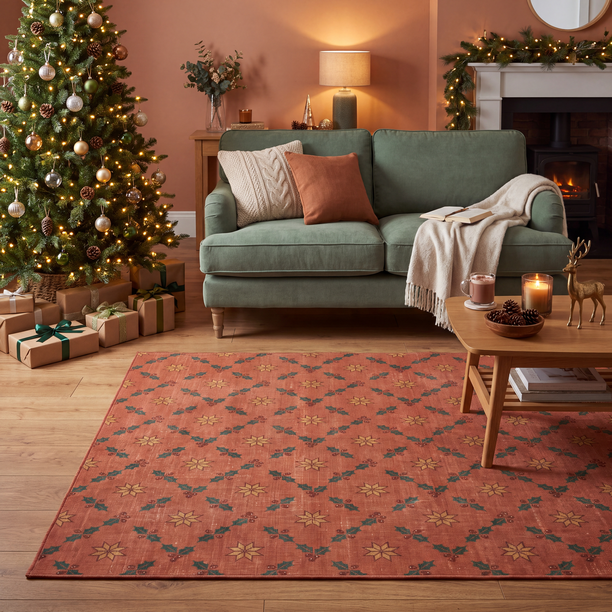 RECTANGLE | Inebolu rectangle livingroom christmas