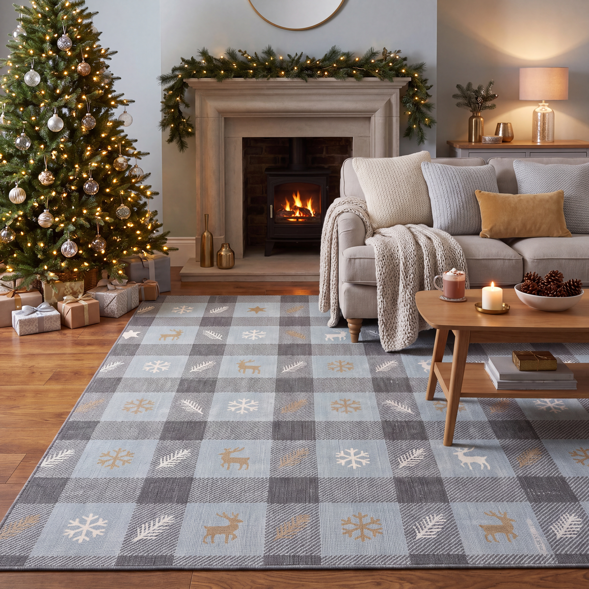 RECTANGLE | Shenstone rectangle livingroom christmas