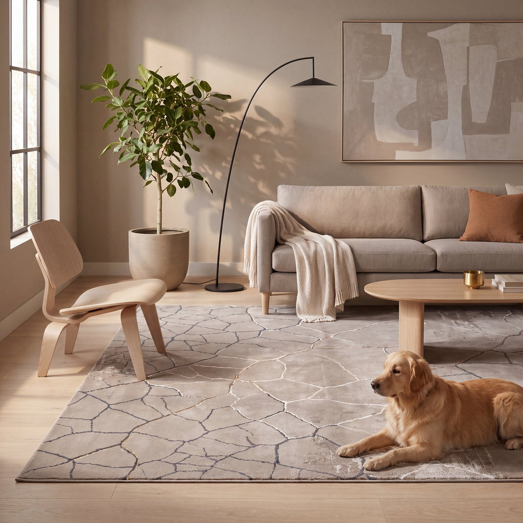 RECTANGLE | Rattle rectangle livingroom