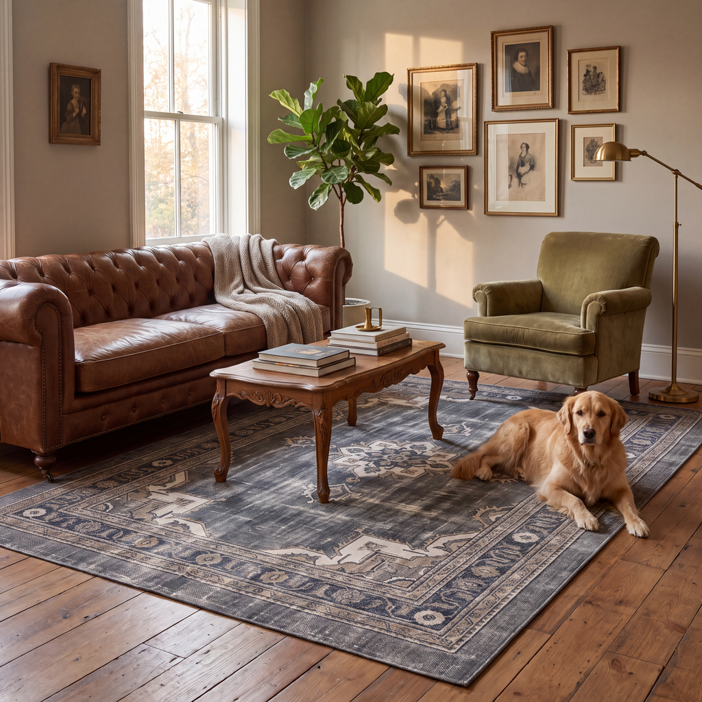 RECTANGLE | Pasqueflower rectangle livingroom