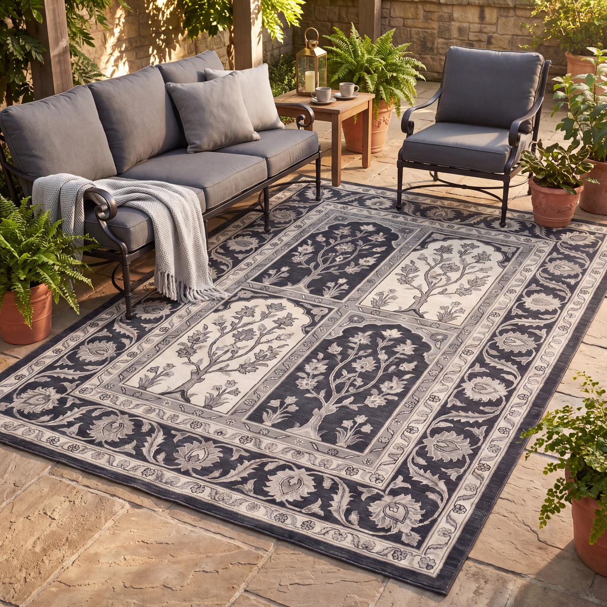 RECTANGLE | Pitchstone rectangle outdoor