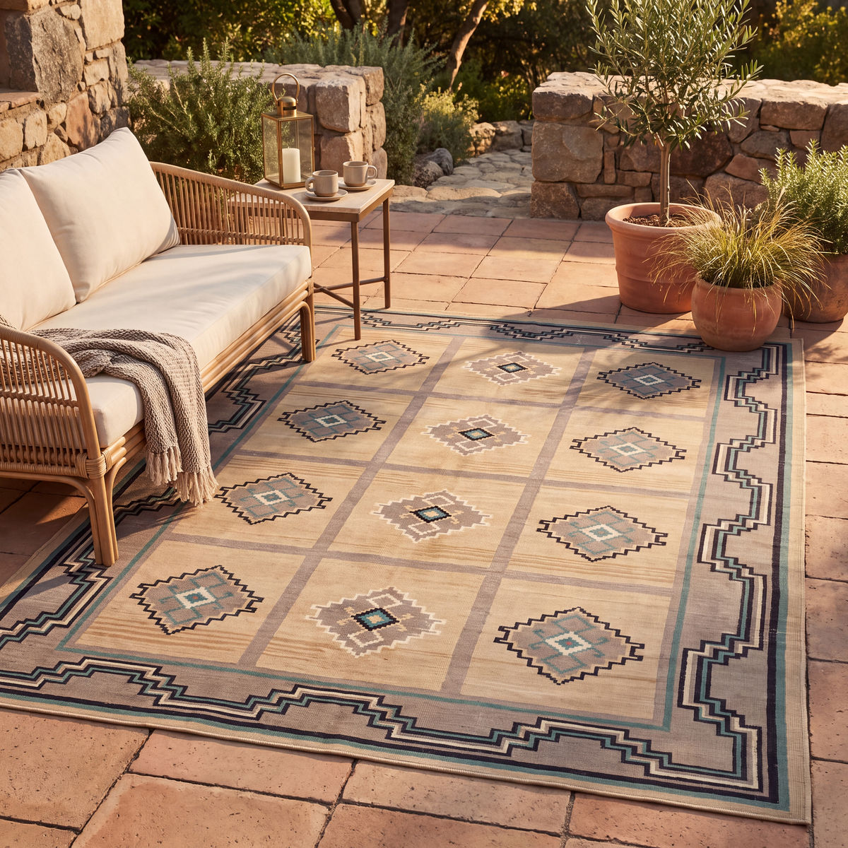 RECTANGLE | Tigereye rectangle outdoor